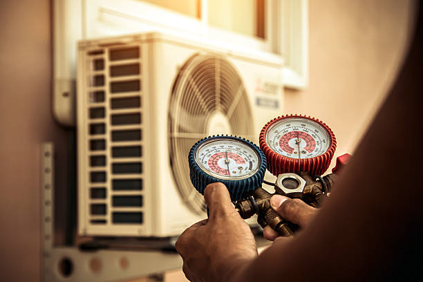 Professional Heat Pump Repair technician working in Knifley, KY